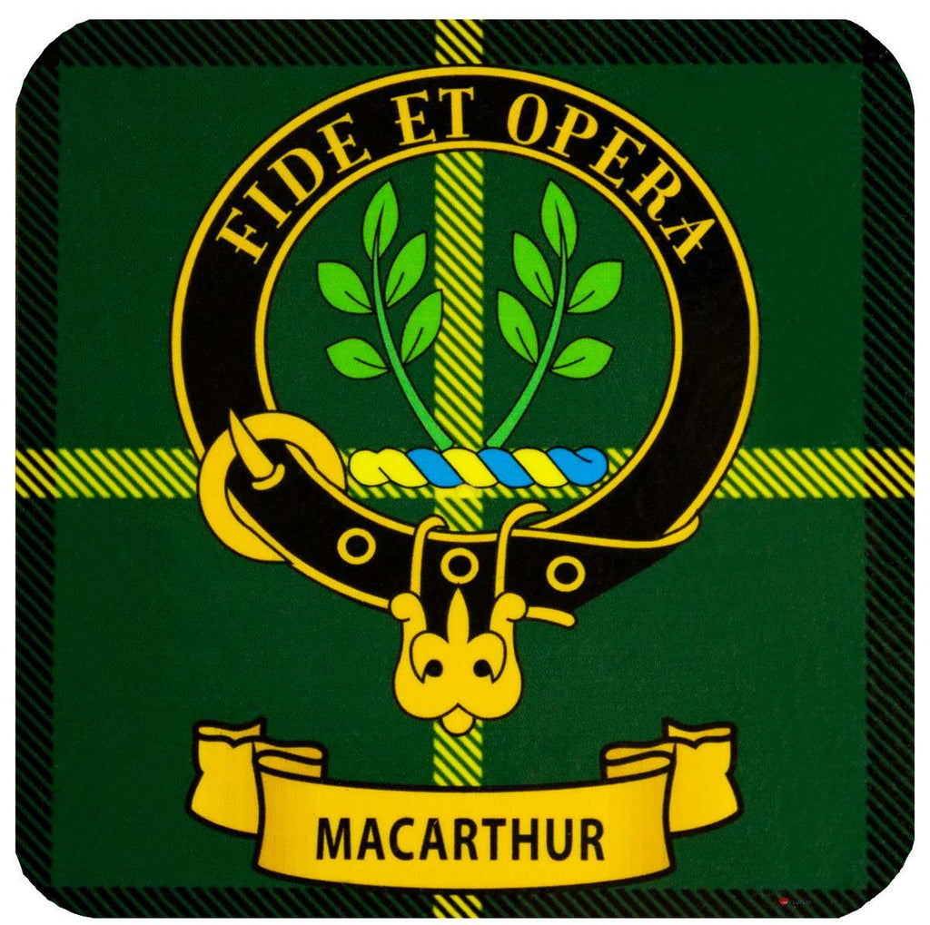 Kc Clan Square Cork Coaster Macarthur