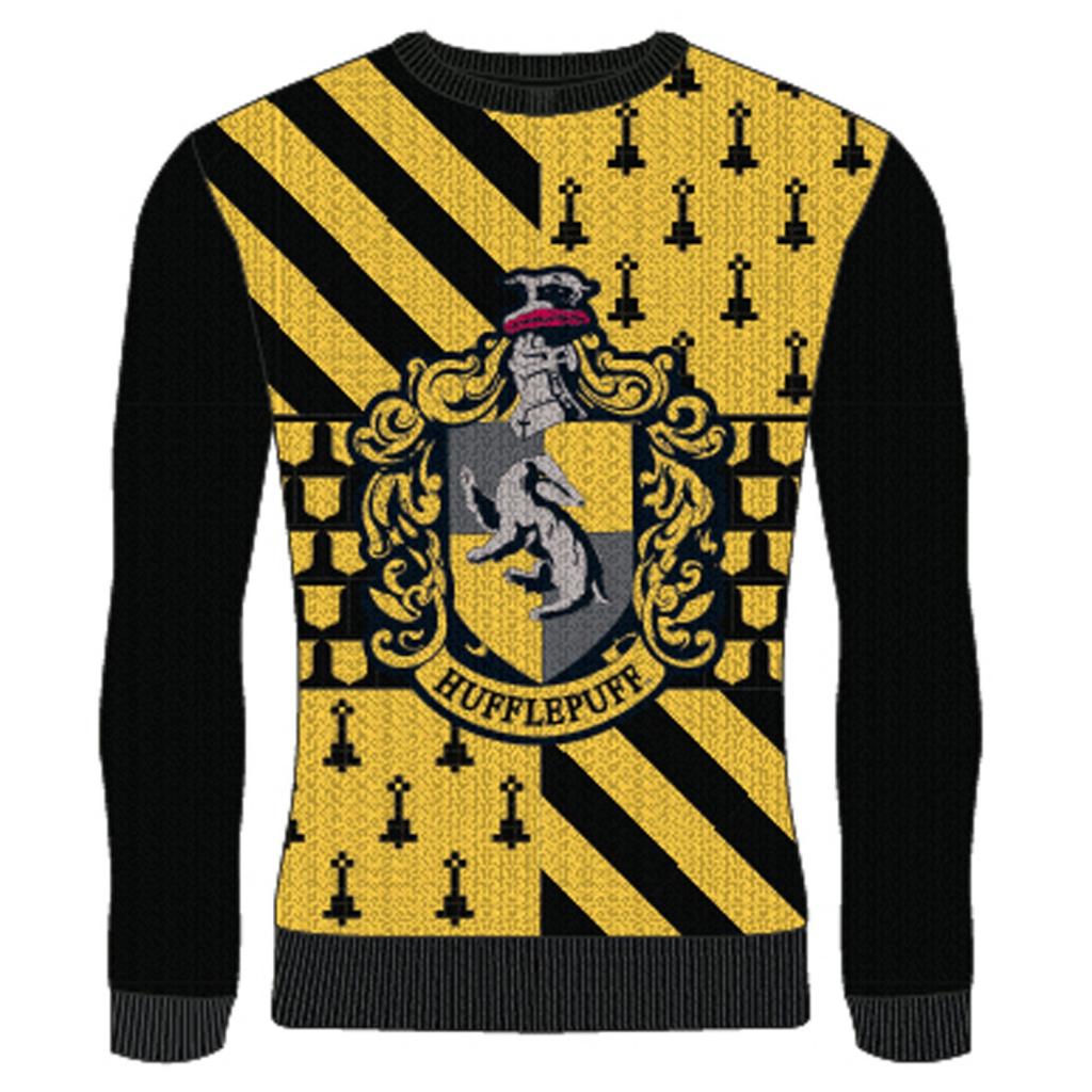 Harry Potter Hufflepuff Crst Xmas Jumper