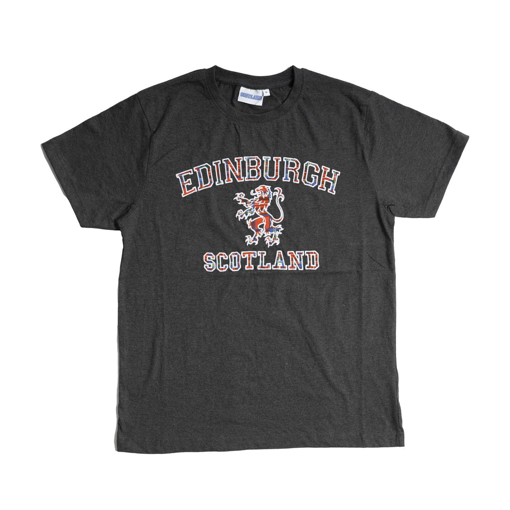 Edinburgh Tartan Lion Tshirt