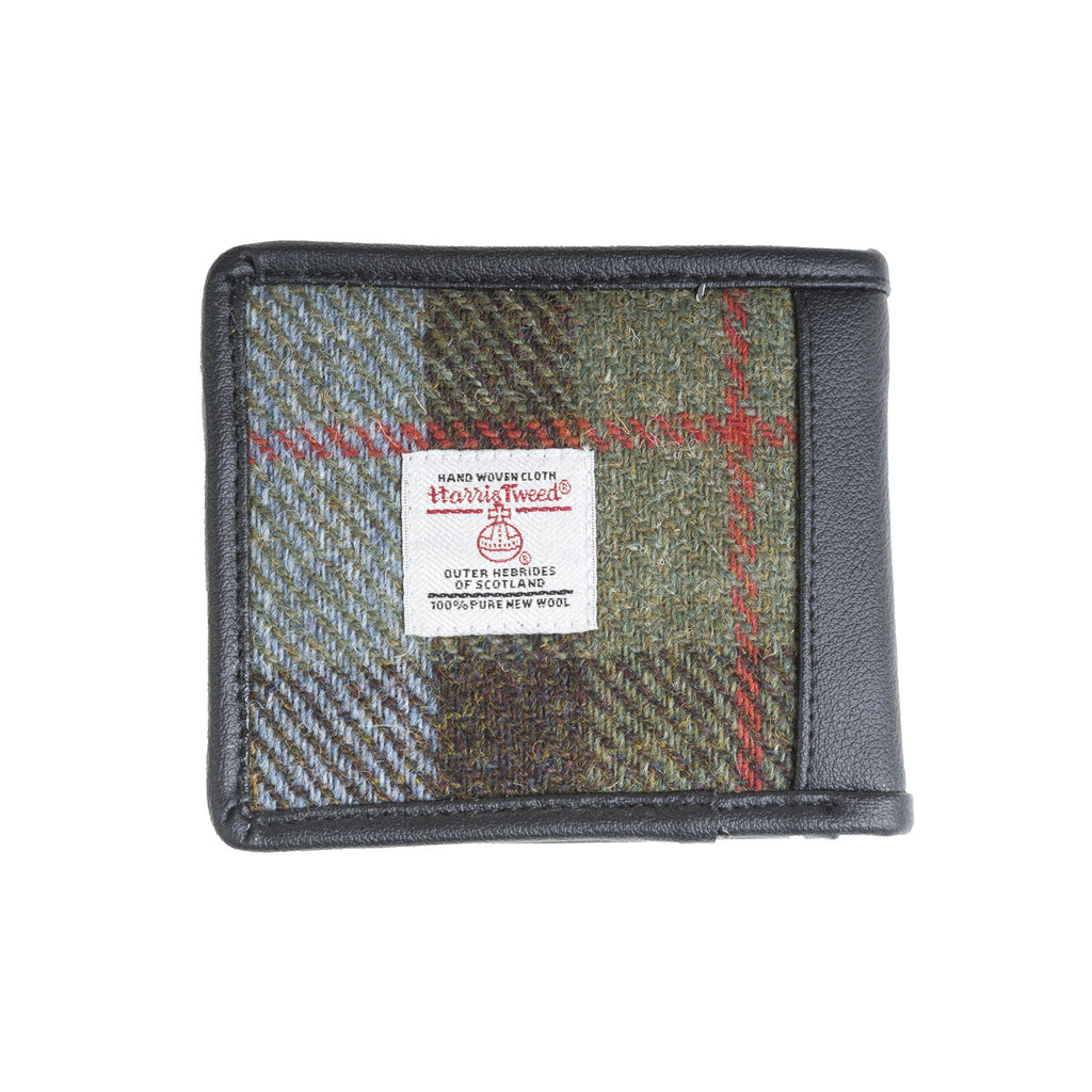 Mens Ht Vegan Leather Wallet Lovat Check / Black