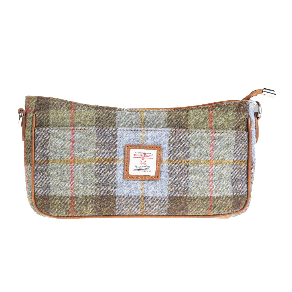Ladies Ht Leather Hand Bag Lovat Check / Tan
