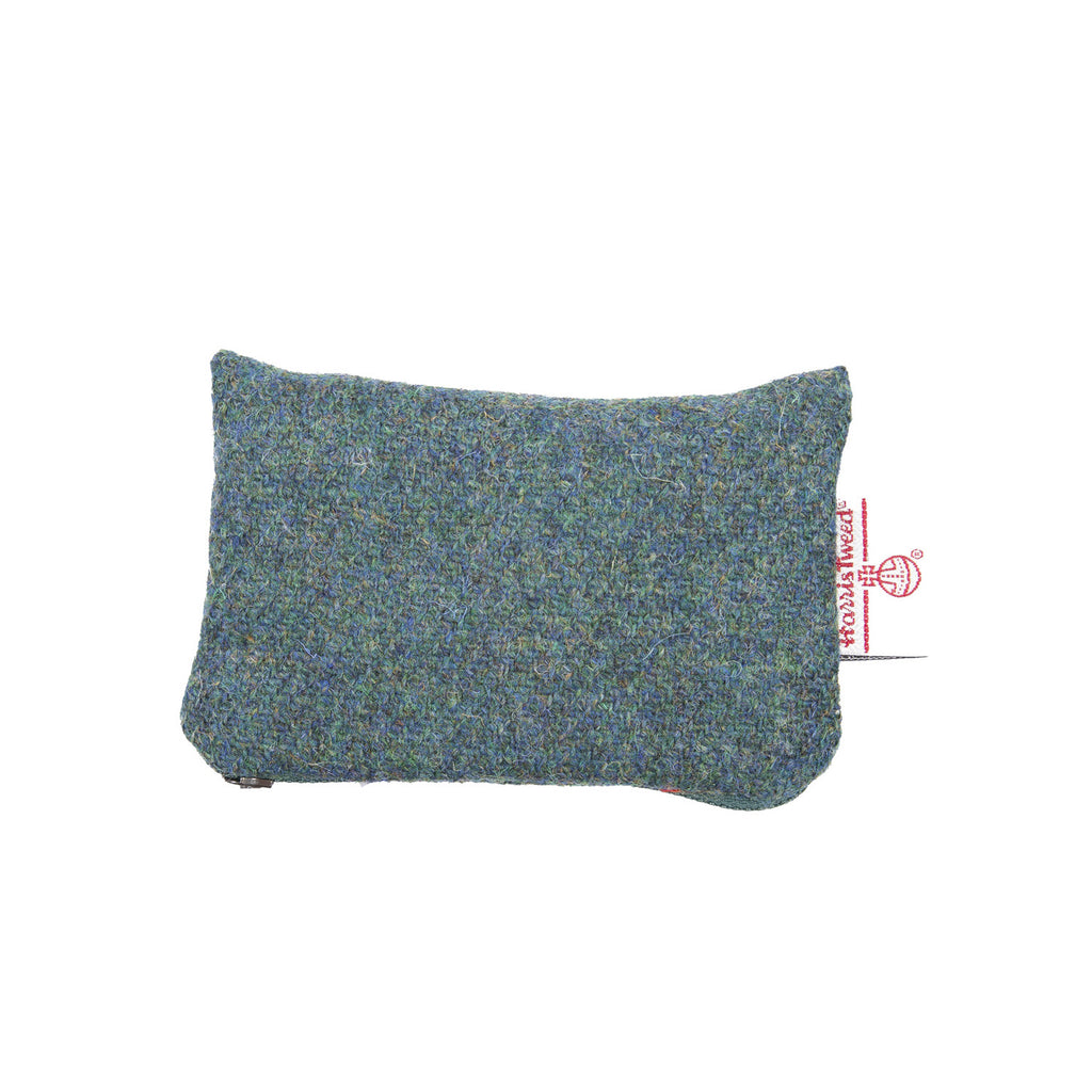 Harris Tweed Zip Coin Purse Green