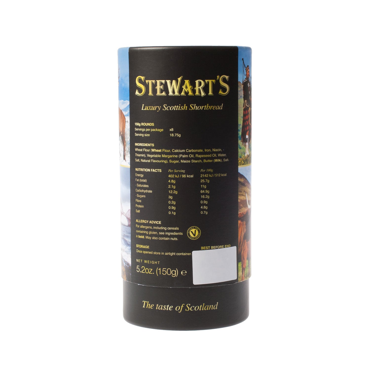 Scottish Collection Tube Shortbread | The Scotland Shop