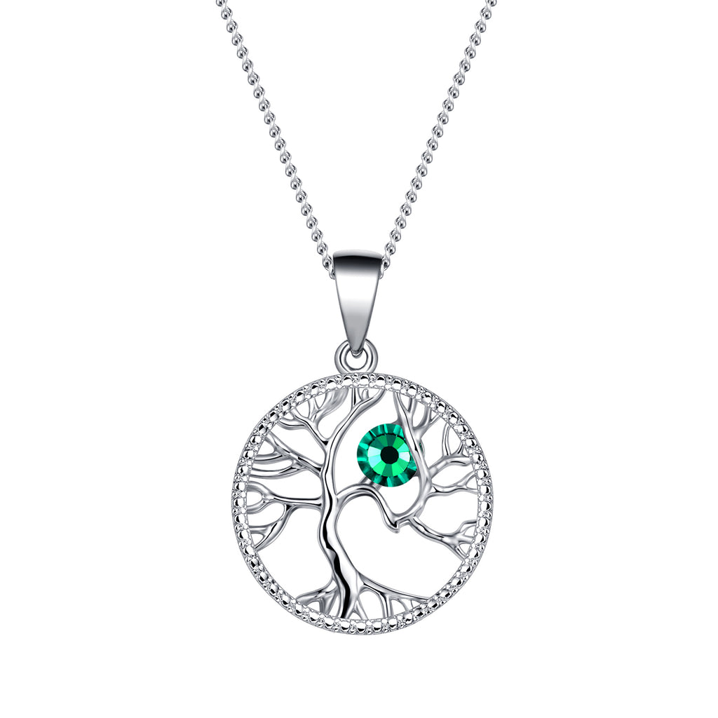 Swarovski Tree Life Birthstone Necklace