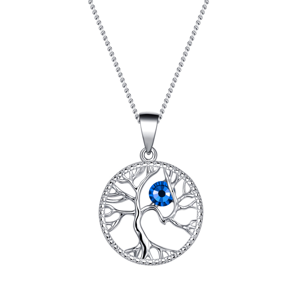 Swarovski Tree Life Birthstone Necklace