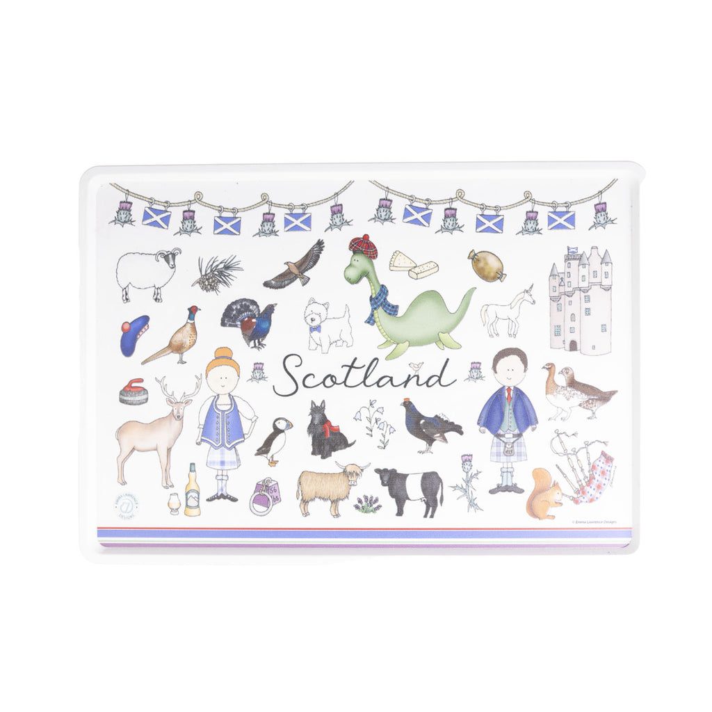 Scotland Keepsake Med Tray