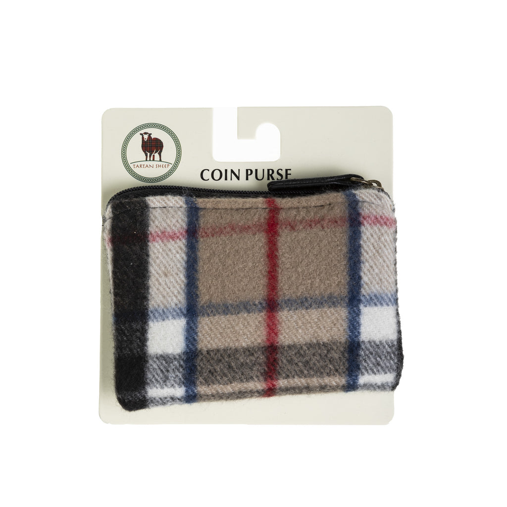 Clan Tartan Purse Thompson Camel