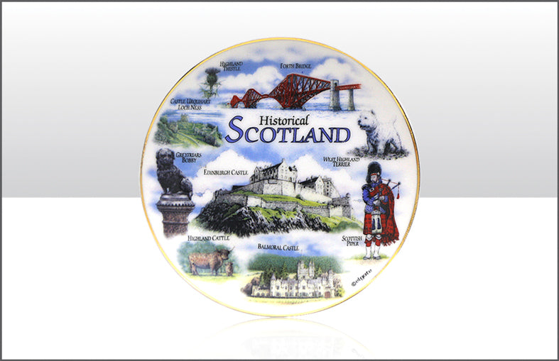 Historical Scotland 15Cm Plate Boxed