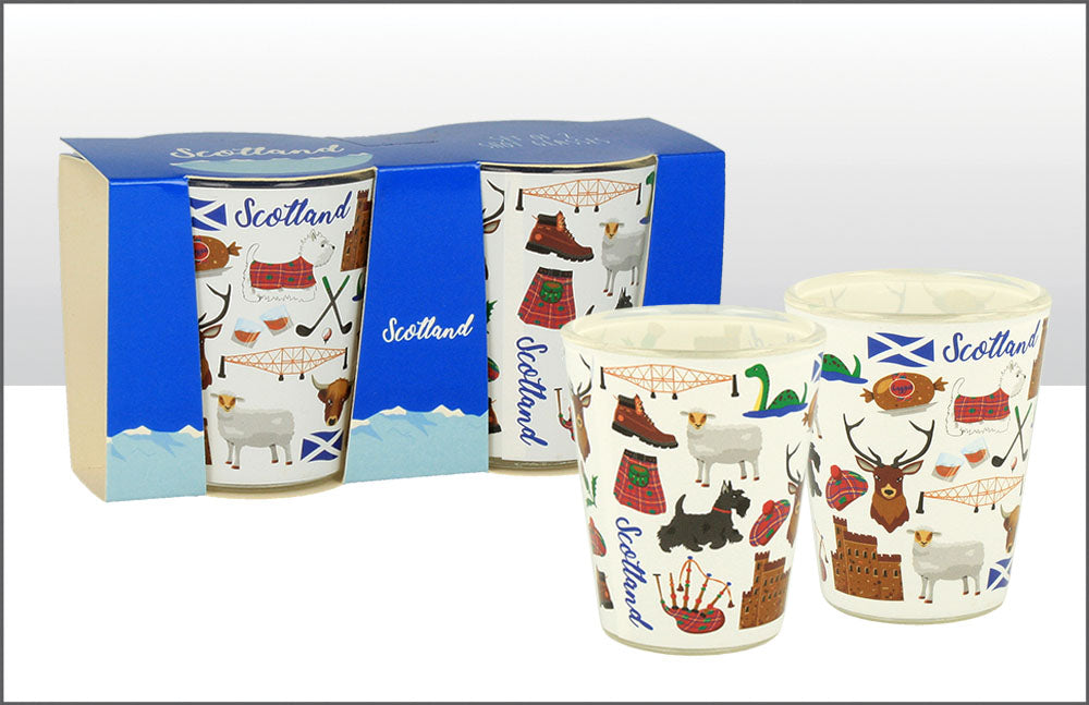 Scotland Icons Shot Glass Set Of 2