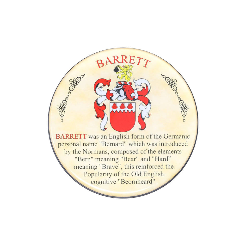 Heraldic Coaster Barrett