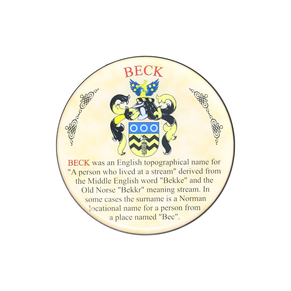 Heraldic Coaster Beck
