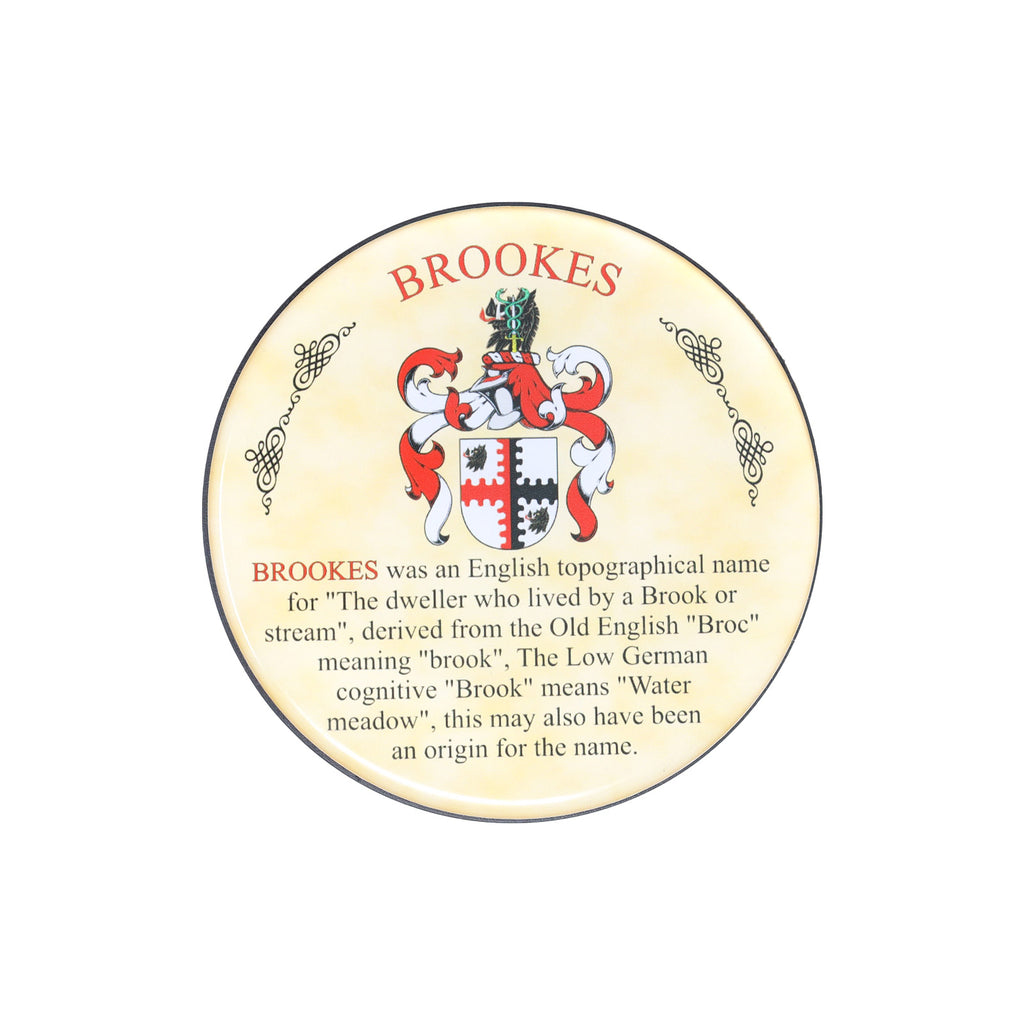 Heraldic Coaster Brookes