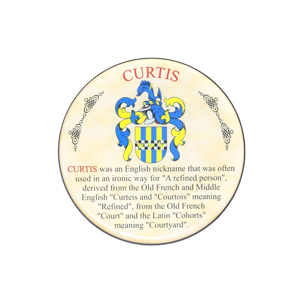 Heraldic Coaster Curtis