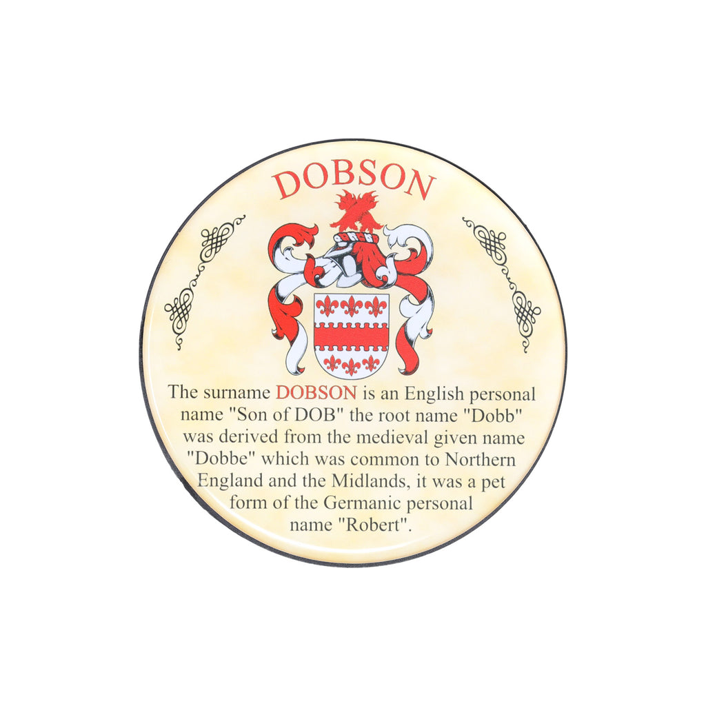 Heraldic Coaster Dobson