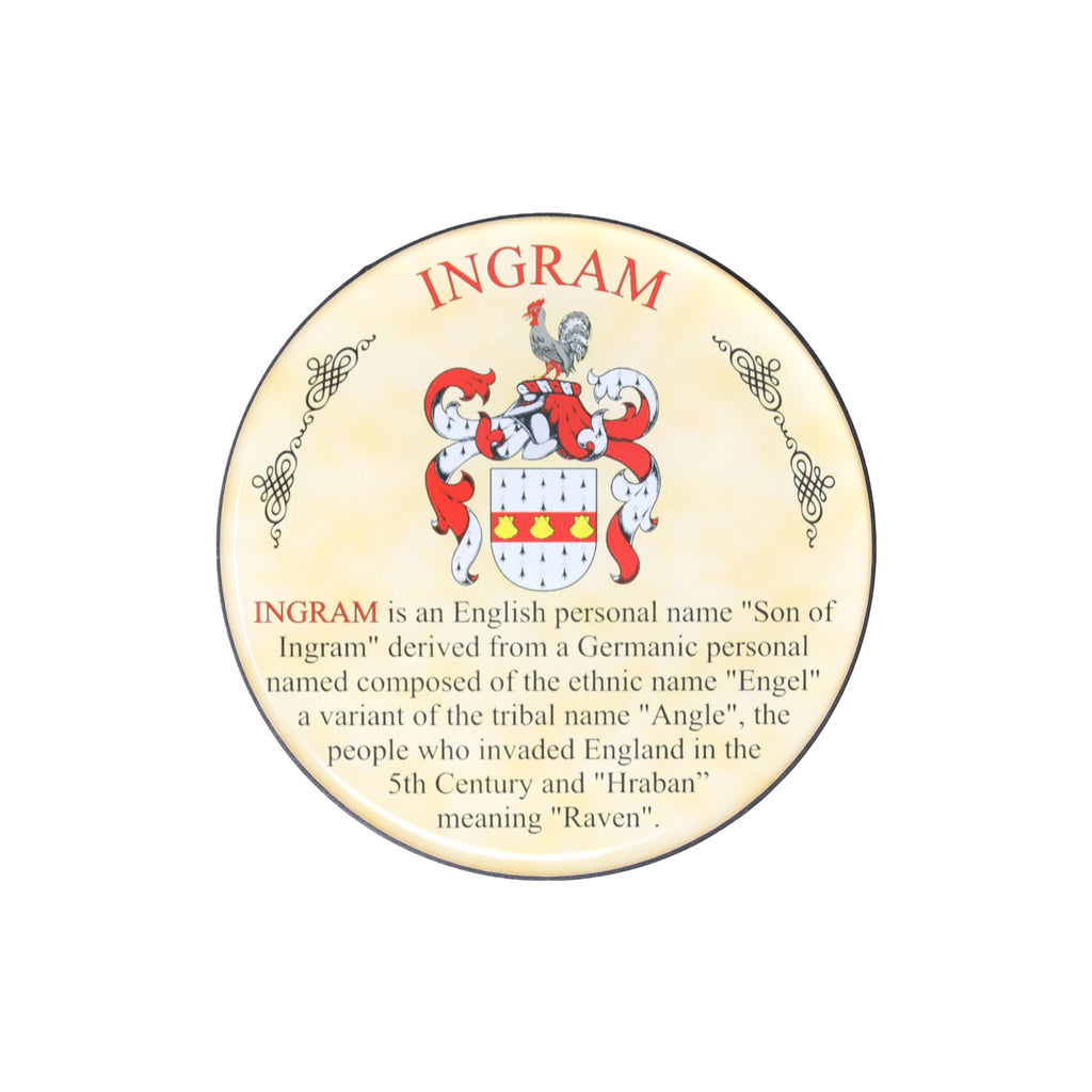 Heraldic Coaster Ingram