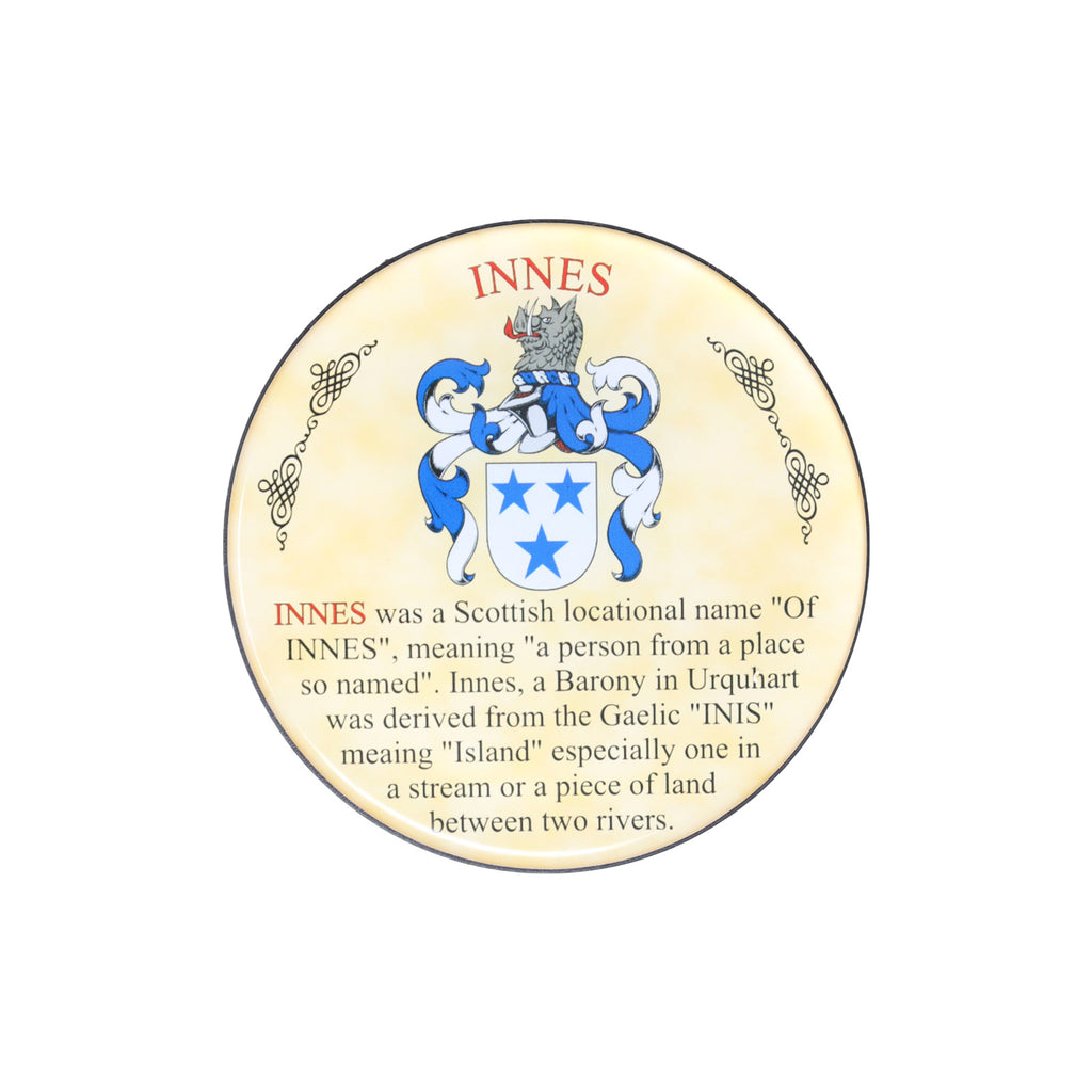 Heraldic Coaster Innes