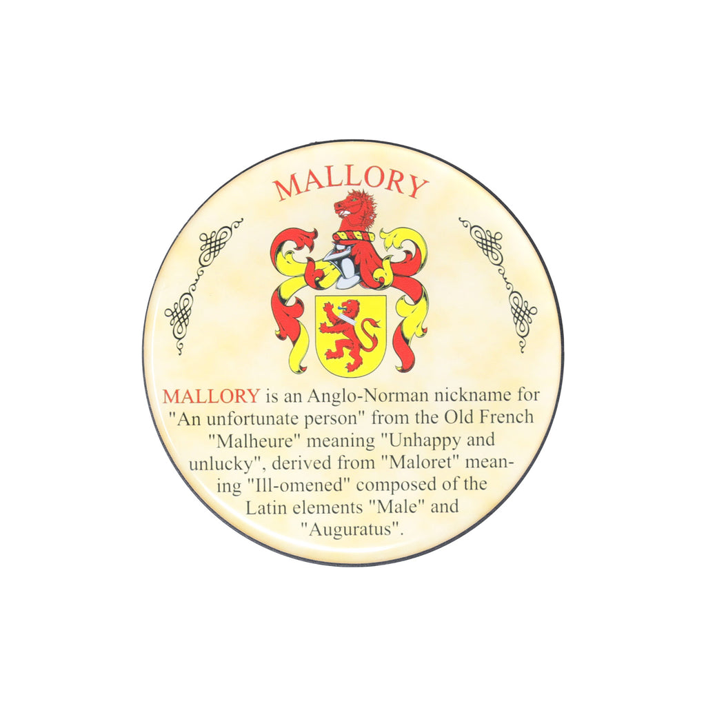 Heraldic Coaster Mallory