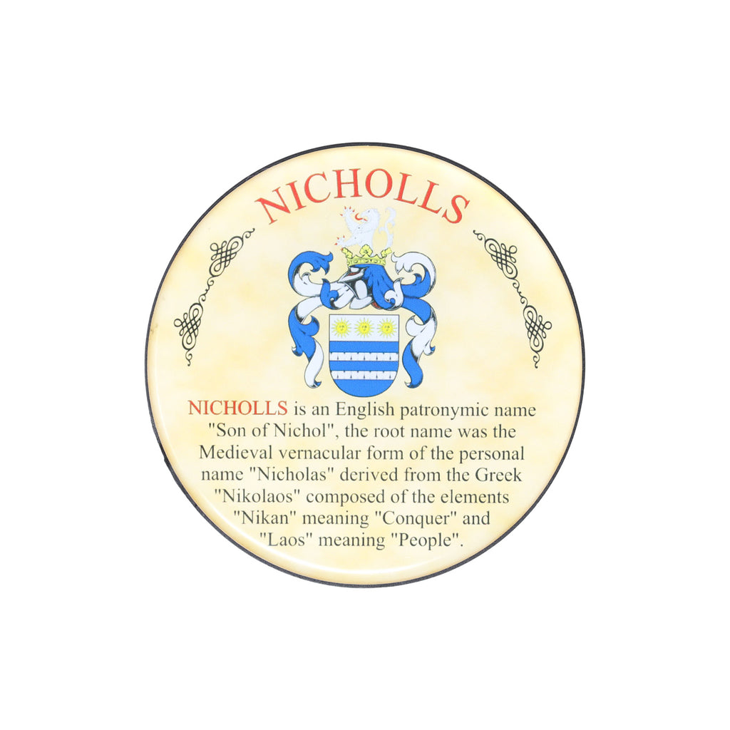Heraldic Coaster Nicholls