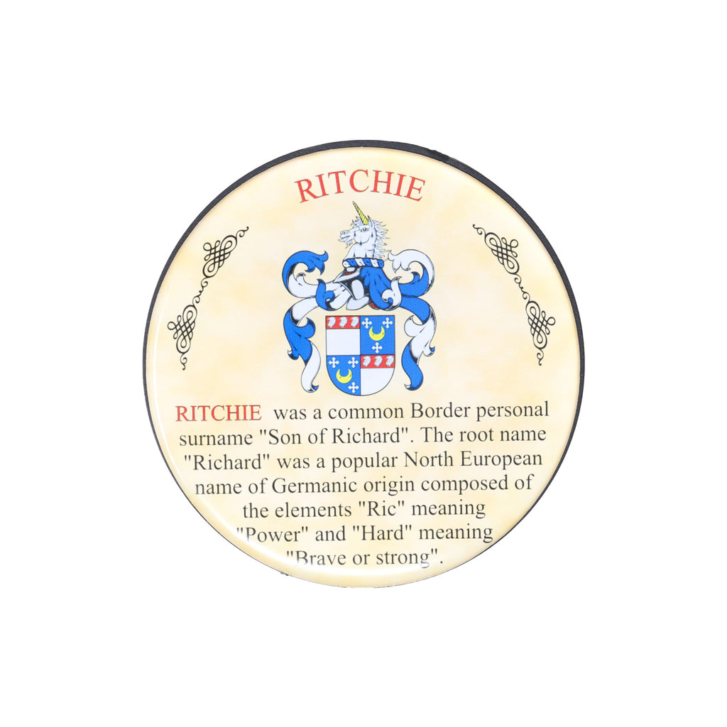 Heraldic Coaster Ritchie