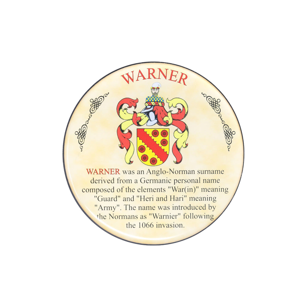 Heraldic Coaster Warner