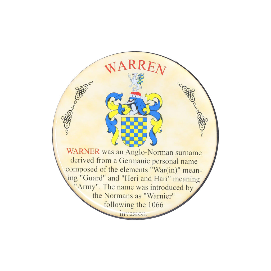 Heraldic Coaster Warren