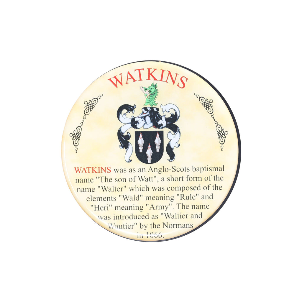 Heraldic Coaster Watkins