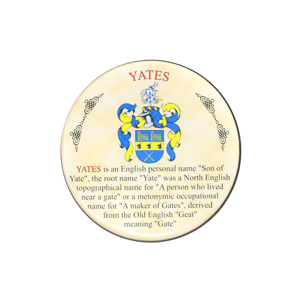 Heraldic Coaster Yates