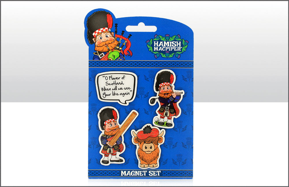 Hamish Macpiper Magnet Set