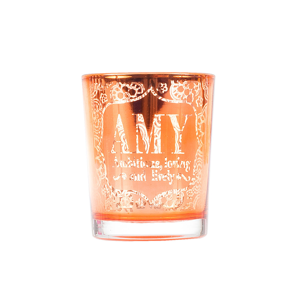 Metallic Candlepot Amy