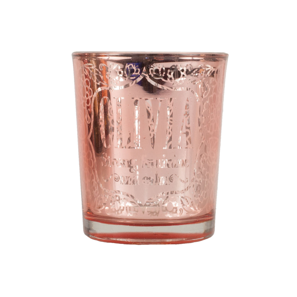 Metallic Candlepot Olivia