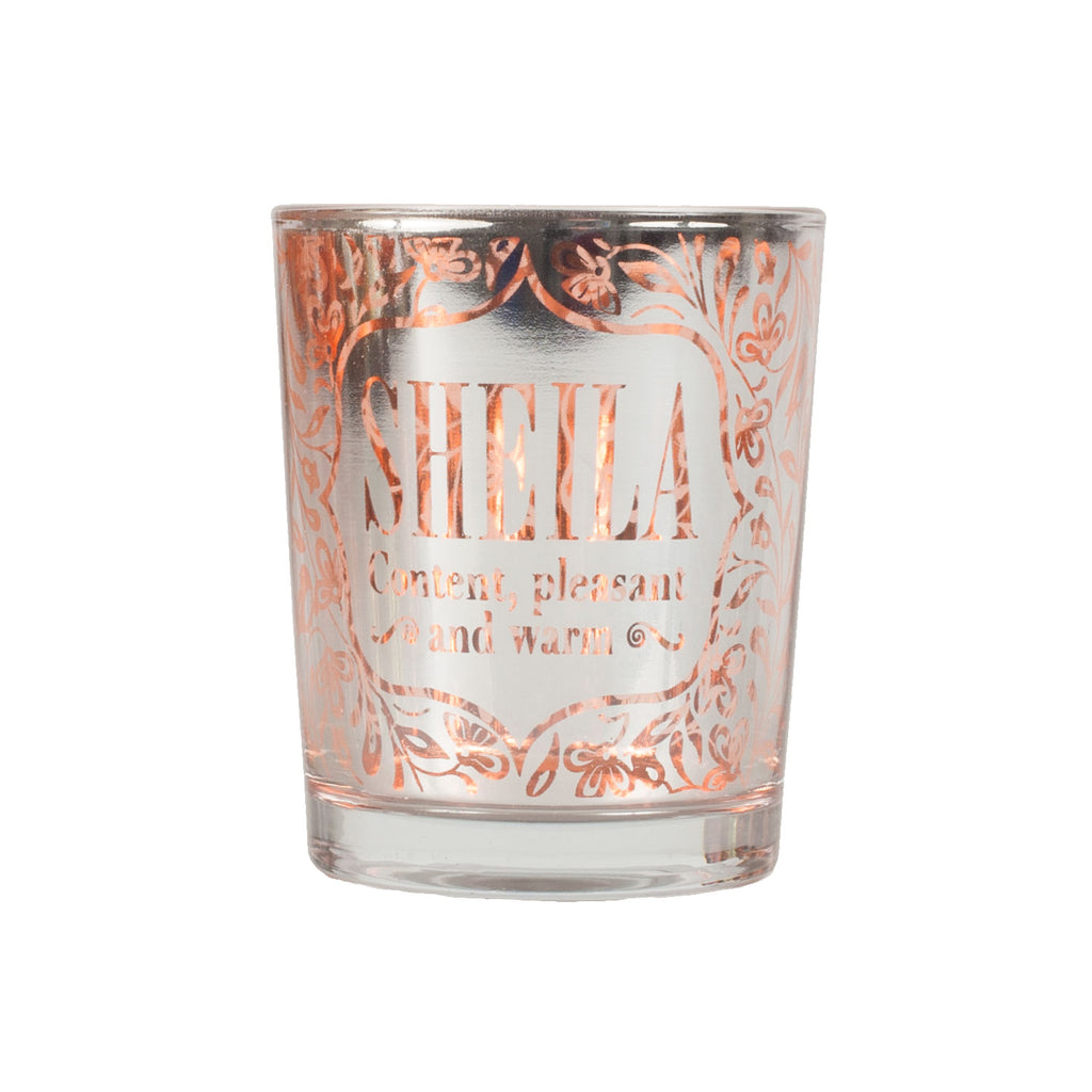 Metallic Candlepot Sheila