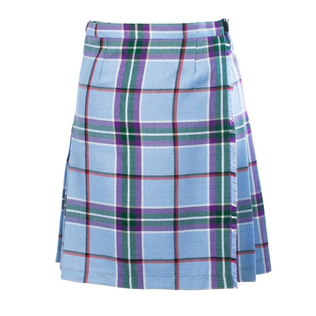 World Peace Tartan Knee Length Kilted Skirt