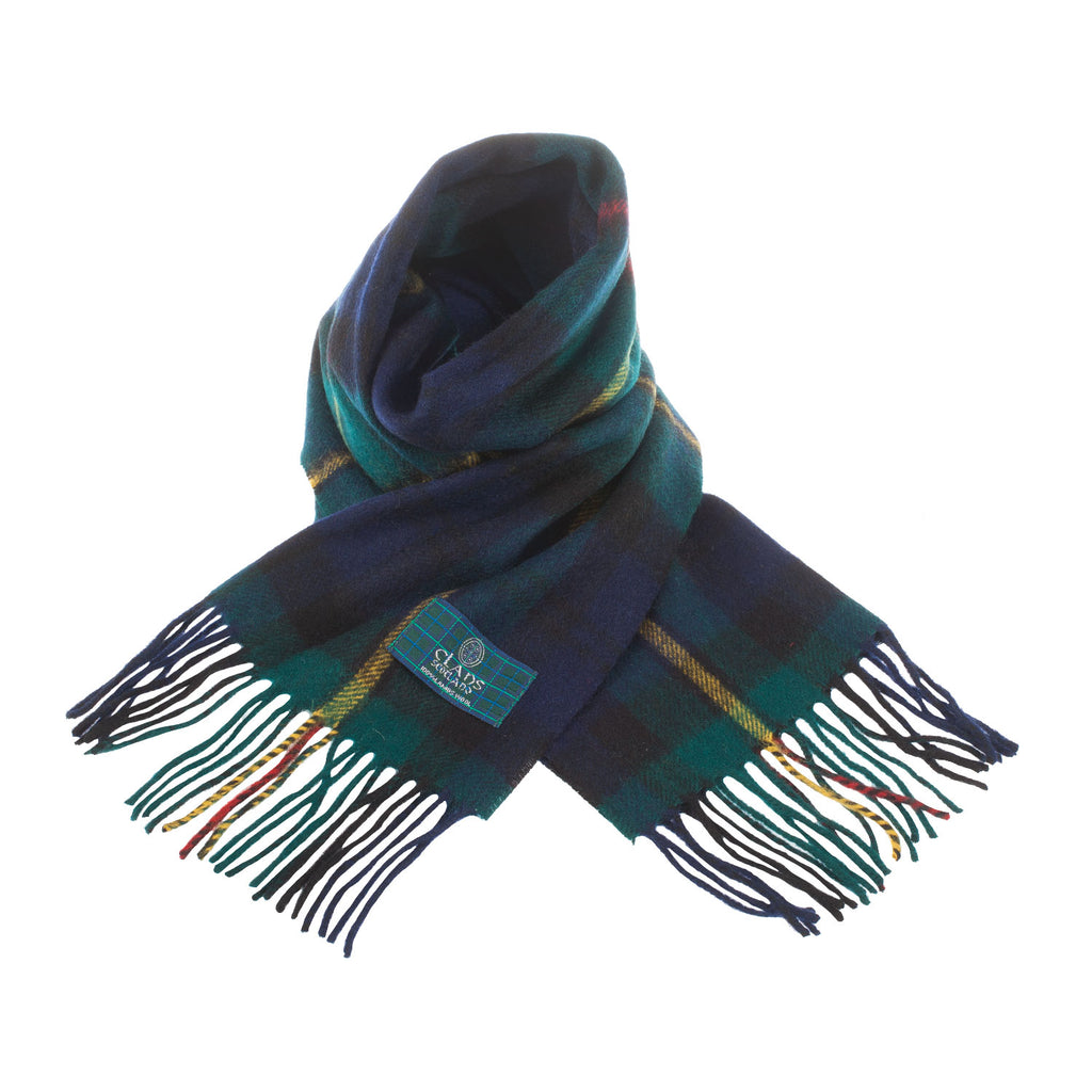 Lambswool Scottish Tartan Clan Scarf  Macewan