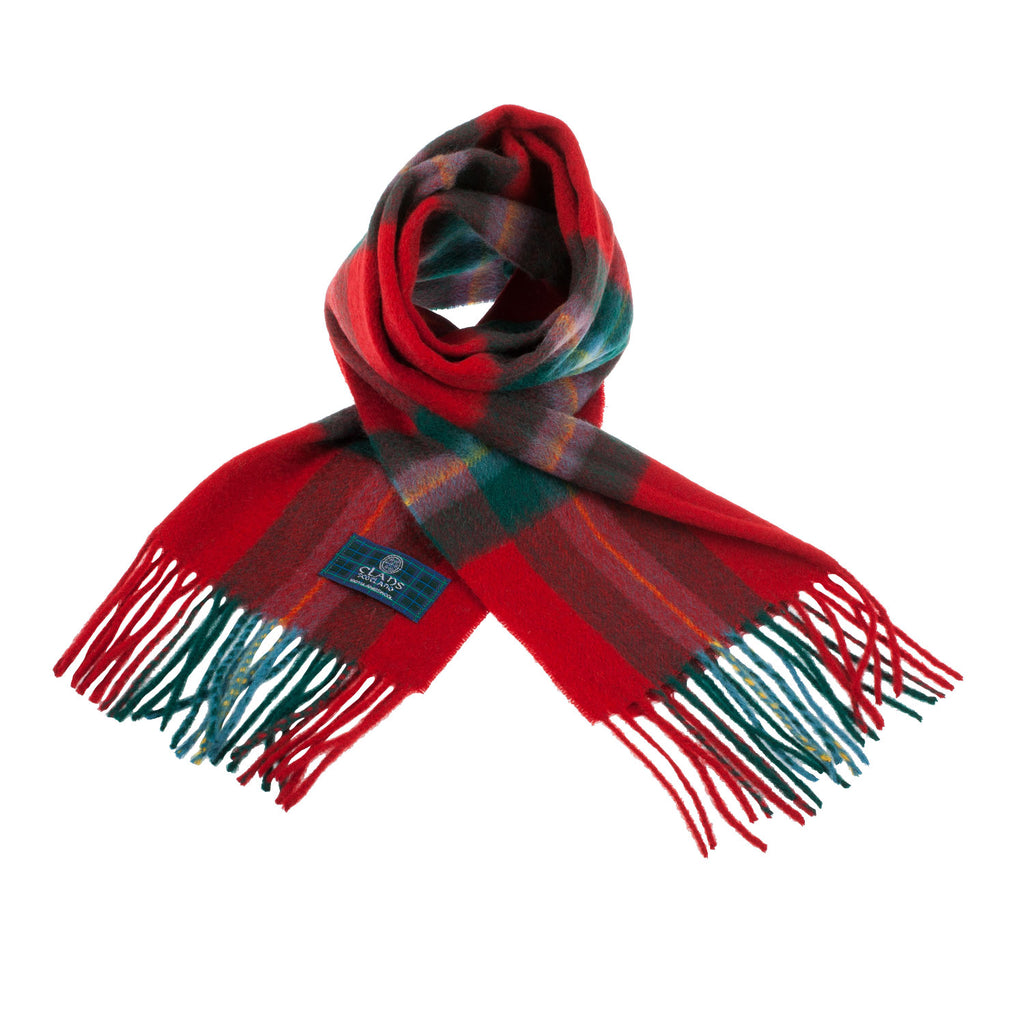 Lambswool Scottish Tartan Clan Scarf  Maclaine Of Lochbuie