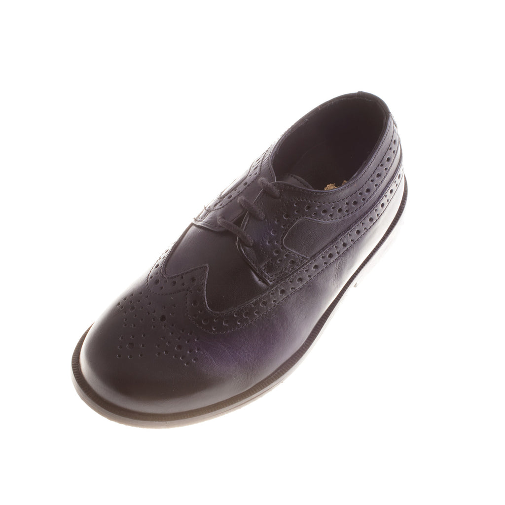 Kids Man Made Sole Ghillie Brogues