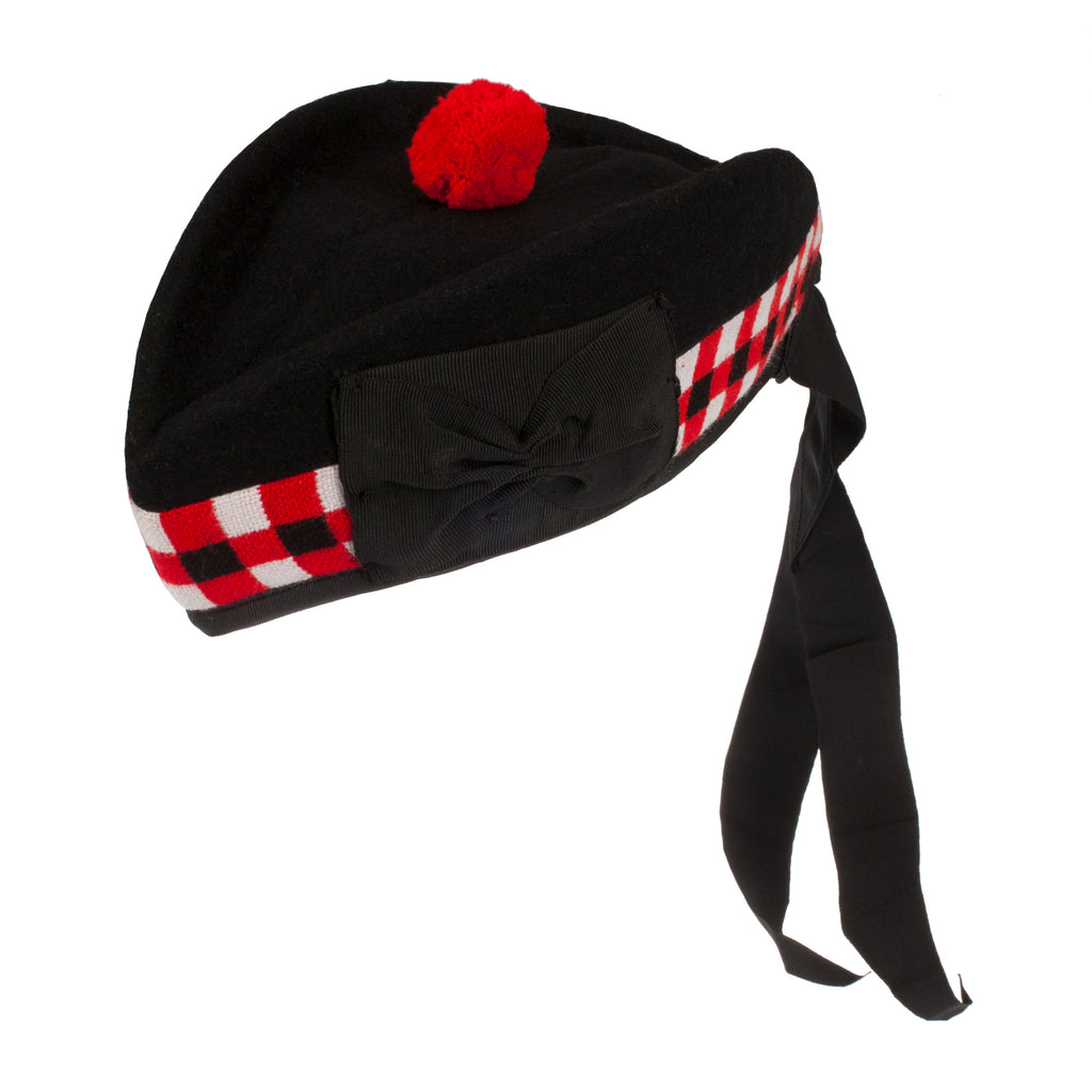 Gents Glengarry Diced Black
