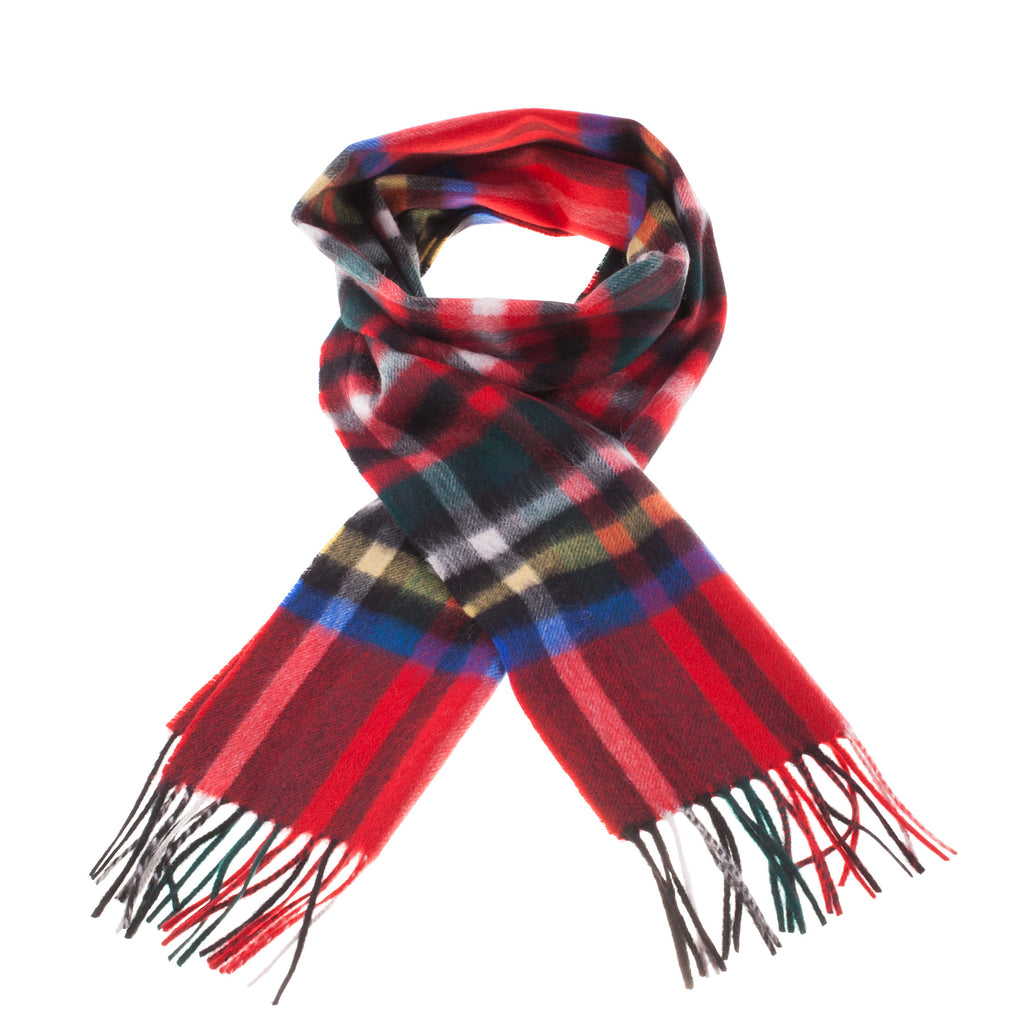 Edinburgh Cashmere Scarf  Exploded Stewart Royal