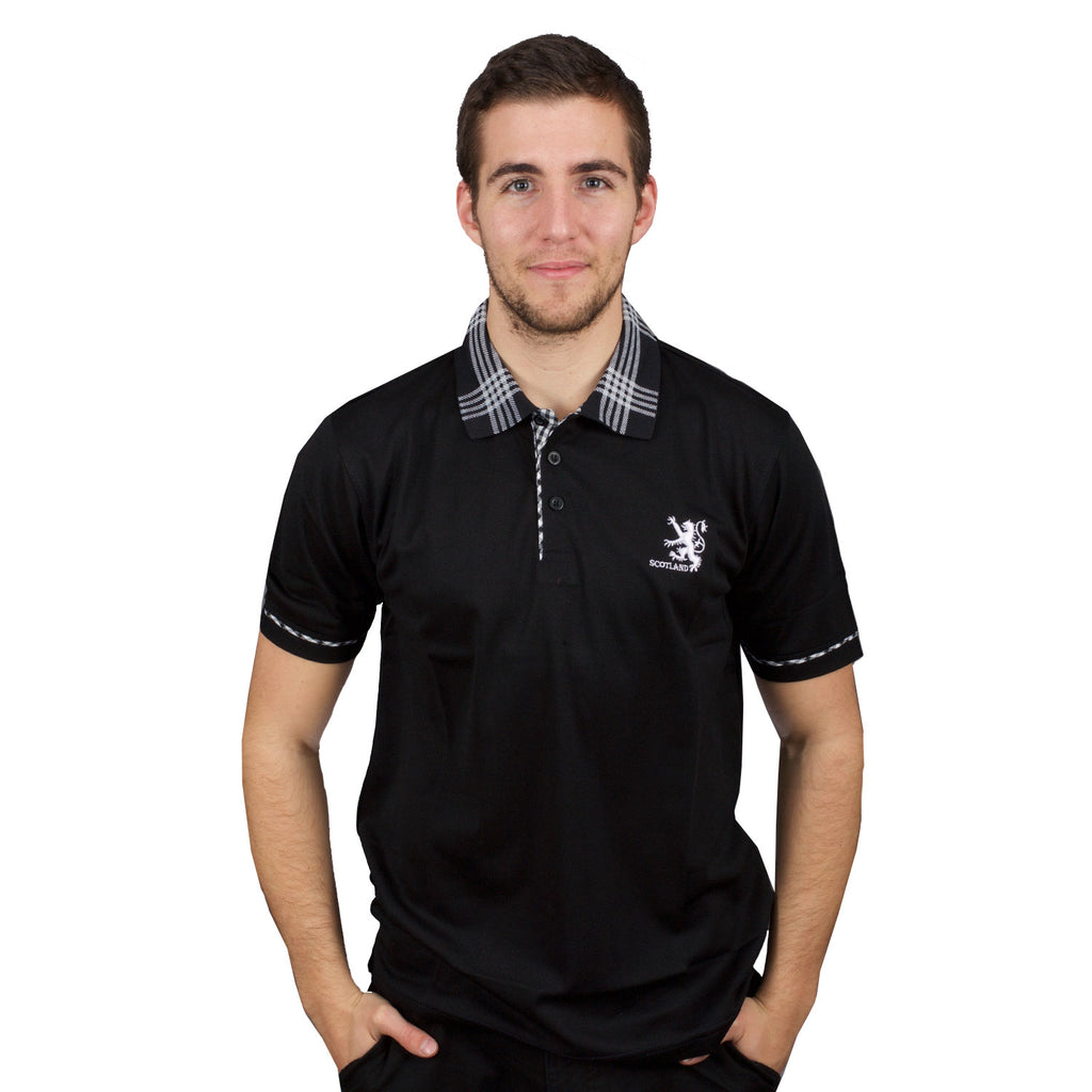 Adults Lion Polo Shirt Black