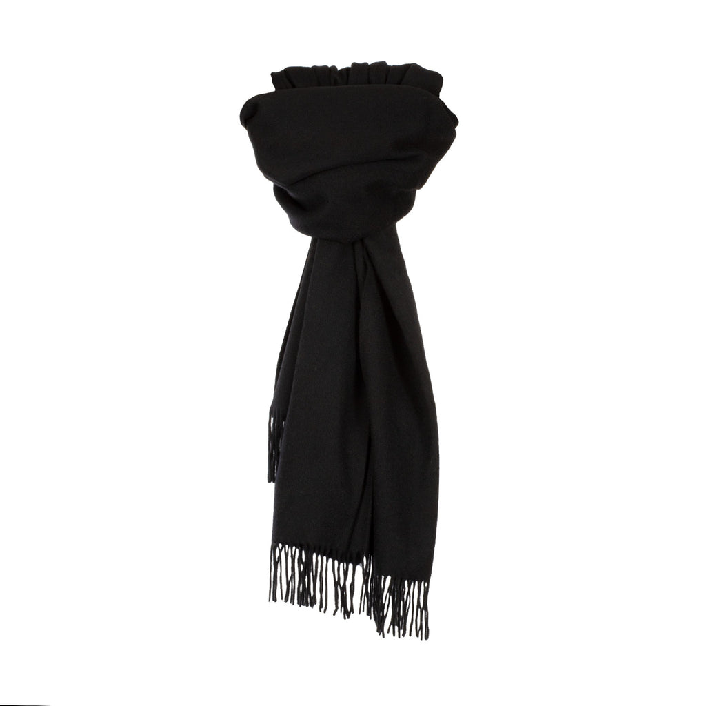 Edinburgh Lambswool Stole  Black
