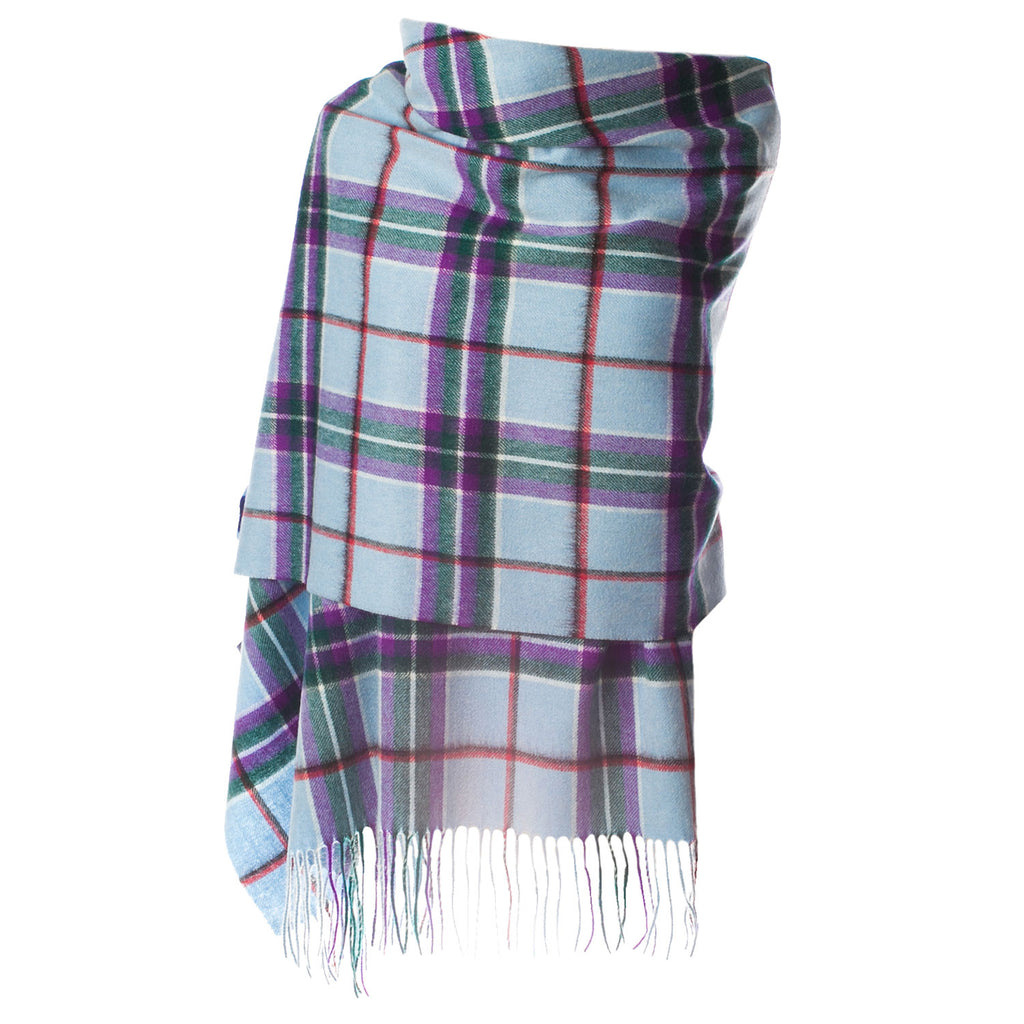 Edinburgh Lambswool Stole  World Peace Tartan