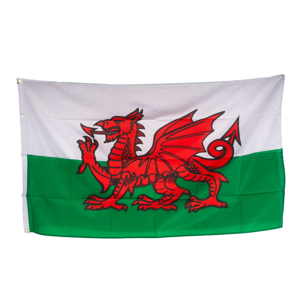5X3 Flag Welsh Dragon