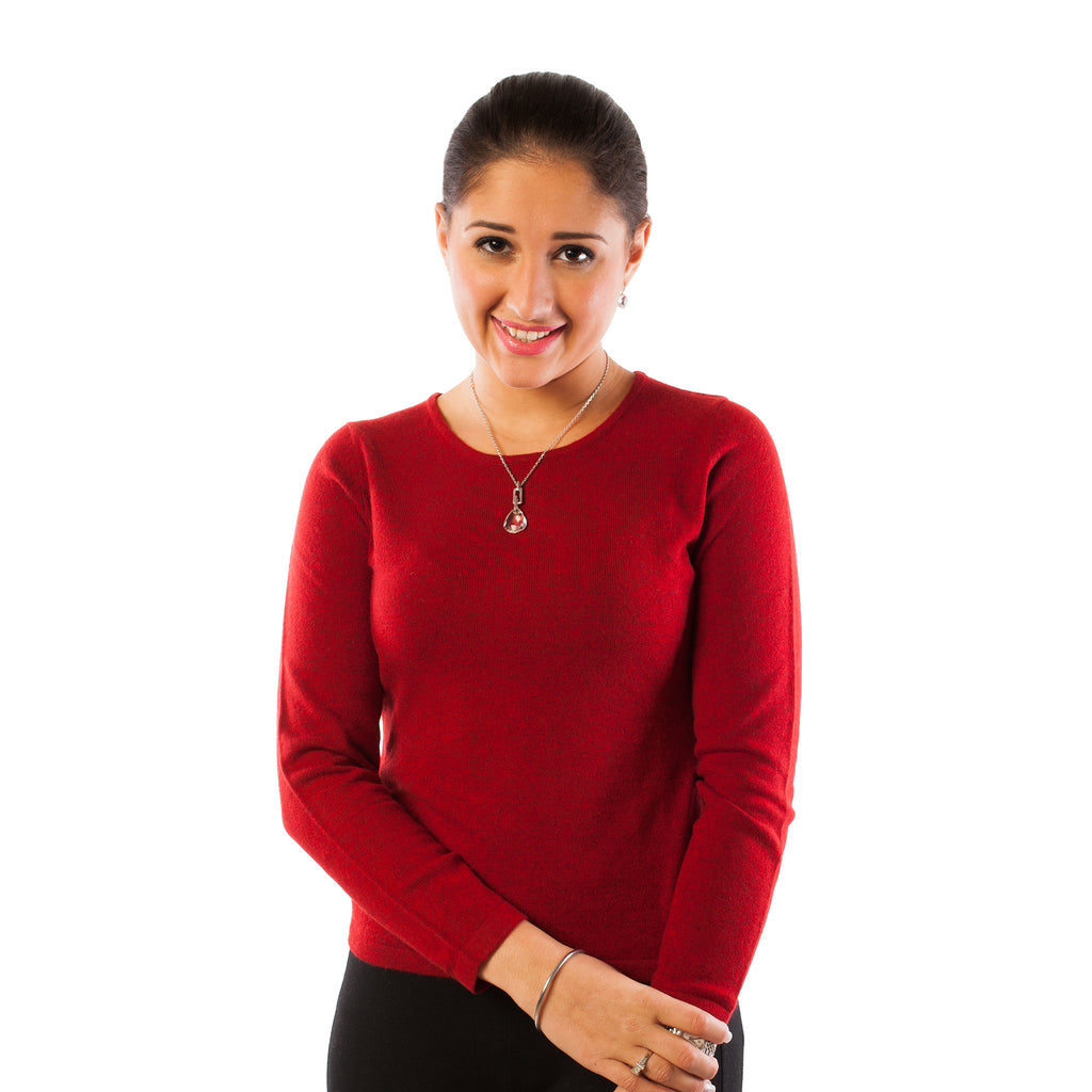 Women's Dunedin Cashmere 100% Cashmere  Red Rust