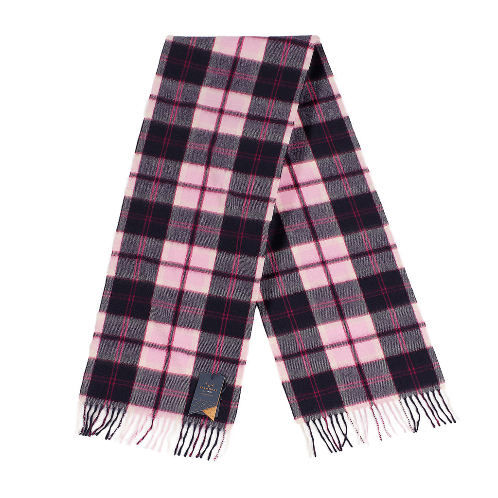 100% Cashmere Woven Scarf Dalton Bannockbane Pink