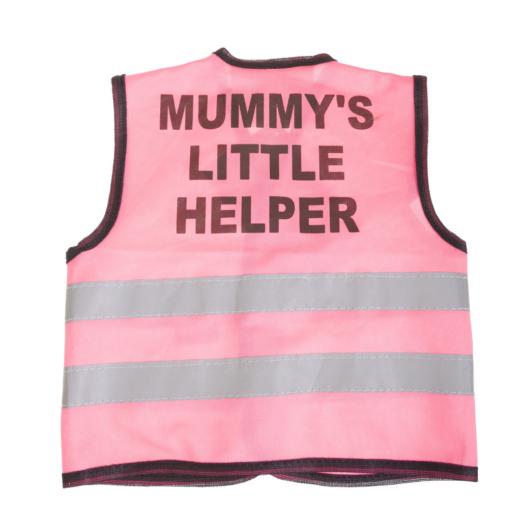 Hi Vis Vest Mummys Pink / English Mummys Little Helper