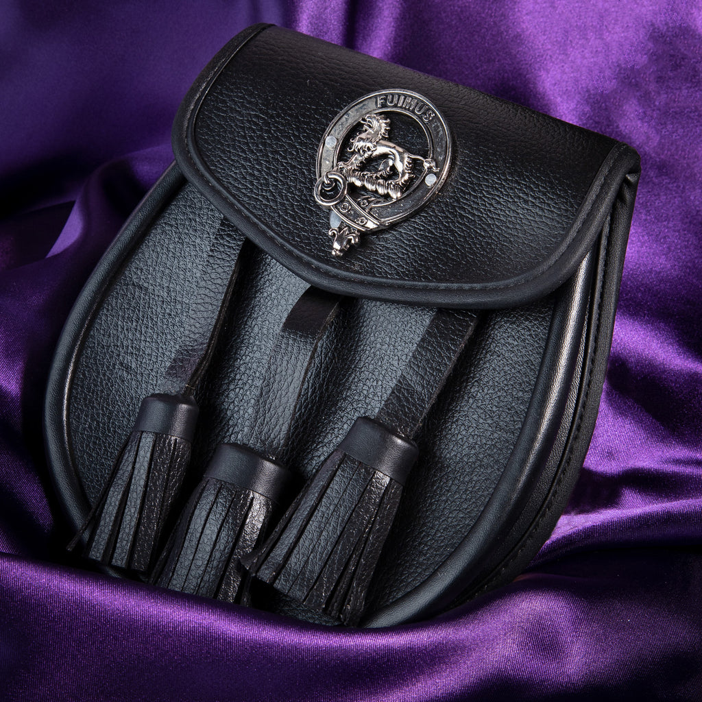 Clan Leather Half Dress Sporran Bruce