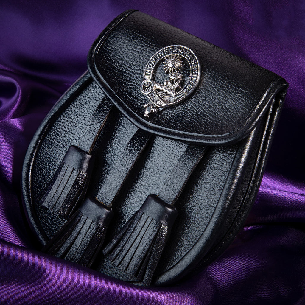 Clan Leather Half Dress Sporran Buchan