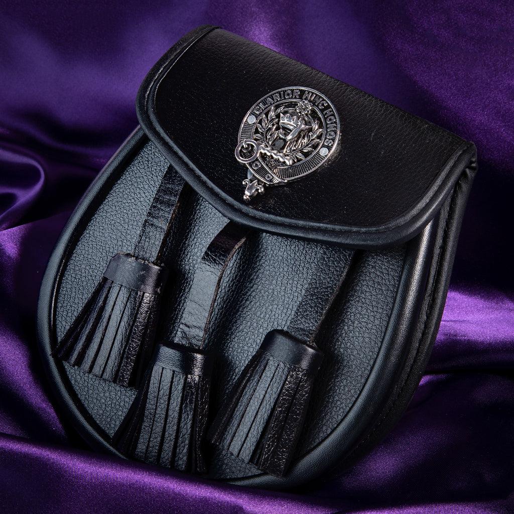 Clan Leather Half Dress Sporran Buchanan