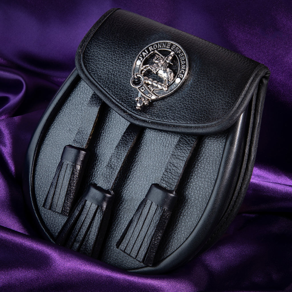 Clan Leather Half Dress Sporran Craig