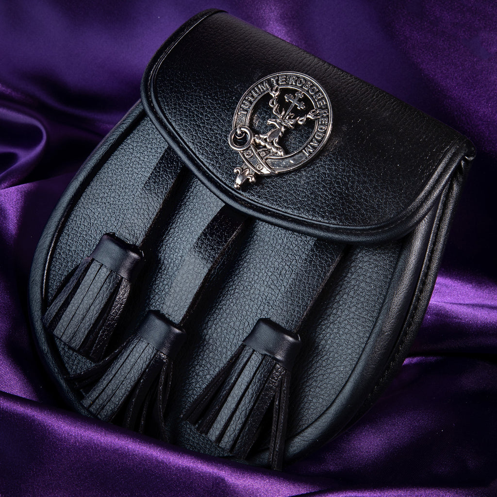 Clan Leather Half Dress Sporran Crawford
