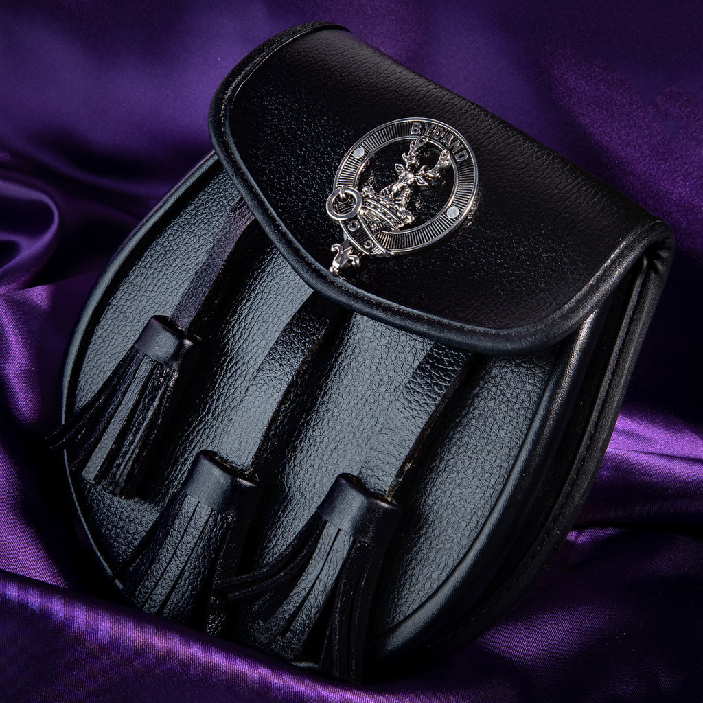 Clan Leather Half Dress Sporran Gordon